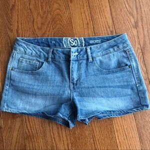 Size 11 denim jean shorts - juniors